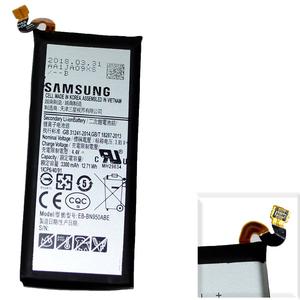 Akkumulyator Sovmestim S Samsung Eb Bn950abe Sm N950f Galaxy Note 8 High Quality Nh Teh Upak Kupit Optom I V Roznicu Onlajn