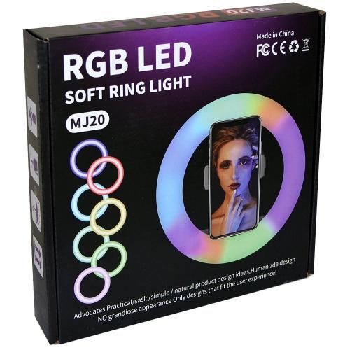 Лампа RGB 20 см черн